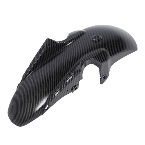 Motorcycle Front Mud Guard Carbon Fiber Style High 2