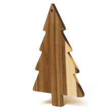 Christmas Tree Cheese Board Large Wooden Serving Tray for Festive Entertaining in Home Kitchen, Charcuterie Board