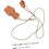 Recurve Stringer Tool - Durable Leather & Nylon Bow Stringing Device for Recurve & Longbow Assembly, Brown 3