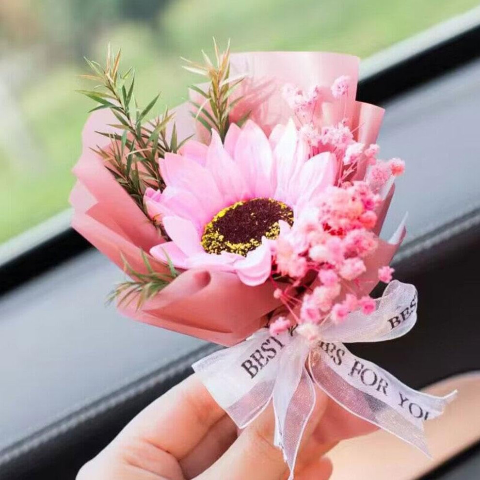 Car Air Vent Aromatherapy Diffuser Clip - Mini Dried Flower Bouquet Air Freshener For Car Air Conditioning Outlet 6038364074256