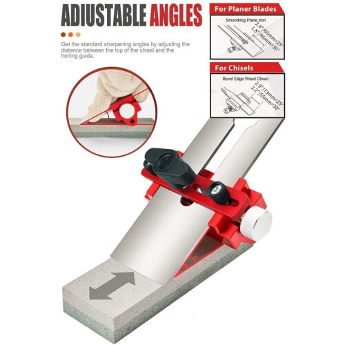 Fixed Angle Sharpener Knife Stand - Adjustable Grinding Stone Tool for Precision Sharpening, Durable Material 2
