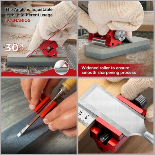Fixed Angle Sharpener Knife Stand - Adjustable Grinding Stone Tool for Precision Sharpening, Durable Material 1