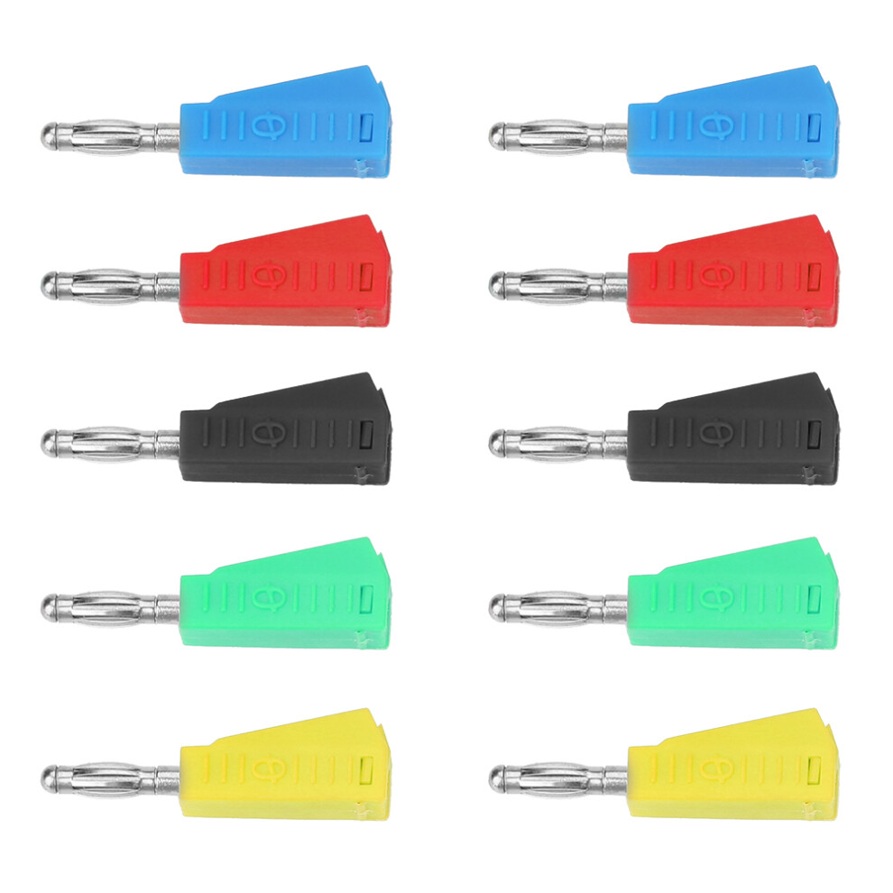 10pcs P3002 4mm Nickel Plated Speaker Banana Plug