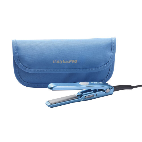 BaByliss Fer     lisser BaBylissPRO Nano Titanium Mini Bleu 0,5 pouce 2