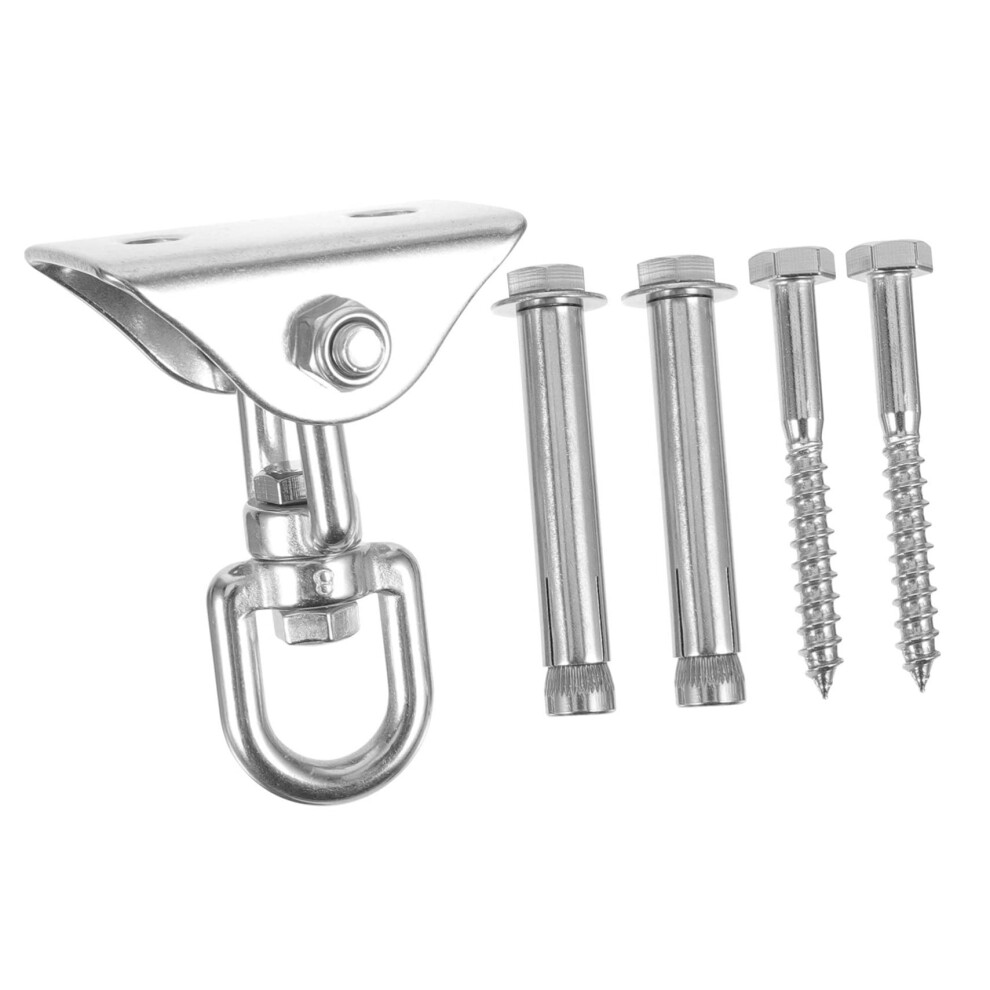 Stainless Steel Hammock Hanger Kit with Ceiling Hooks, Durable Suspension System for Indoor Outdoor Swings and Chairs-image-OPC-PKB7HVT-NEW
