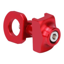 Aluminum Alloy Bicycle Chain Adjuster Tensioner Lightweight Red Replacement Parts for Mountain and Road Bikes