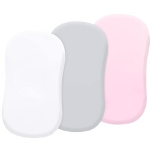 Microfiber Crib Mattress Sheets 3 Pack Soft Breathable Fitted Bedding for Standard Cribs, Baby Bed Sheets