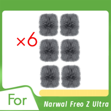 6 PCS Mopp Baseboard Lappen für Freo Z Ultra Roboter-Staubsauger