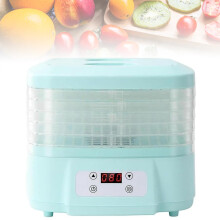 Home Food Dehydrator Machine with 24H Timer, LED Display, Adjustable 35-80 Temperature, 6 Trays for Fruits, Vegetables, Meat, Jerky, Herbs