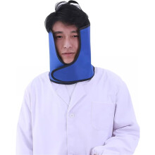 X-ray Protection Lead Cap Thyroid Collar Neck Shielding Cover 0.25 mmpb Blue Radiation Shielding 0.25 mm Thickness