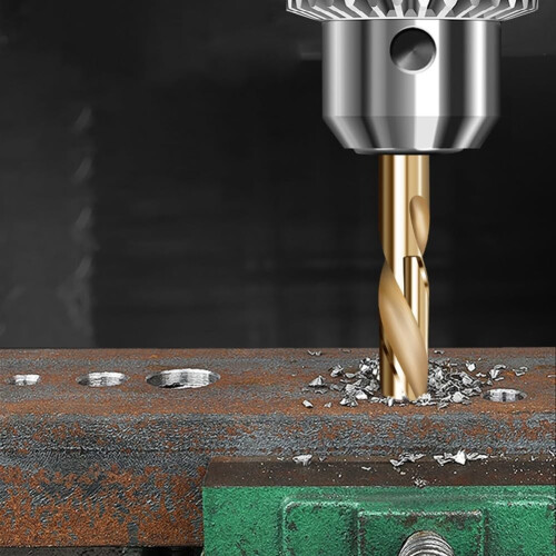 Cobalt Enhanced HSS Drill Bits 13.5mm with Unique Reduced Shank Design for Durable Blacksmithing Applications 2