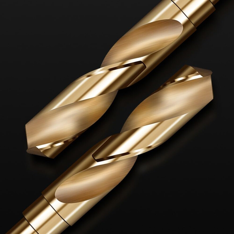 Cobalt Enhanced Hss Drill Bits 13.5Mm With Unique Reduced Shank Design For Durable Blacksmithing Applications 6447073398155