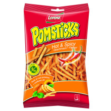 Lorenz Pomsticks Hot & Spicy Flavour (100g x 20)