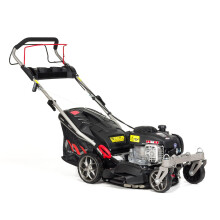 NAX POWER PRODUCTS 1000S self-propelled lawn mower with Briggs & Stratton combustion engine of 125 cm3 capacity, 450E series, mowing width 42 cm