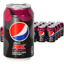 72 x Pepsi Max Cherry cans (72 x 0,33L) sugar free