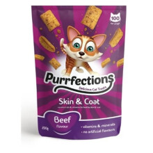 FabFinds Cat Treats Tasty Snacks with Taurine for Healthy Eyes & Heart Resalable Pack (Beef, 20X200g)