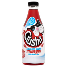 Crusha No Added Sugar Milkshake Mix Strawberry Flavour 1 Litre Case of 12