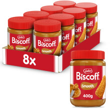 Biscoff - Sweet spread - Smooth - Caramelised biscuit flavor - Vegan - Nut free - No colours or added flavours - 8x400g - 3,2kg