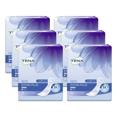Tena Tena Lady Extra plus - suagstarke Pad - neutralises odour - at medium Weak bladder - 96 Pieces
