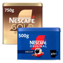 NESCAF? Gold Blend 750g & Orignal Decaf 500g Instant Coffee Tins