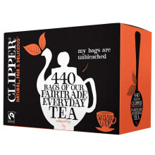 (10 PACK) - Clipper - Fairtrade Everyday One Cup Tea | 440 Bag | 10 PACK BUNDLE