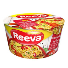 Reeva Instant Bowl Noodles Halal Certified Instant Beef Noodles 75g (24)