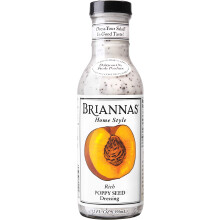 Briannas Home Style Rich Poppy Seed Dressing 355ml (6 Pack)