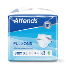 Attends Pull-Ons 8 XL, 56 Units (4 Packs of 14) 204351