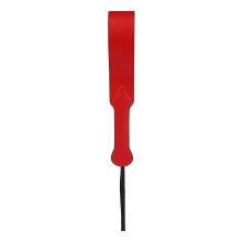 Leather Spanking Paddle BDSM Double Layer Slapper Flogger Whip Adult Couples Game Tool Red Leather Sex Toy for Role Play