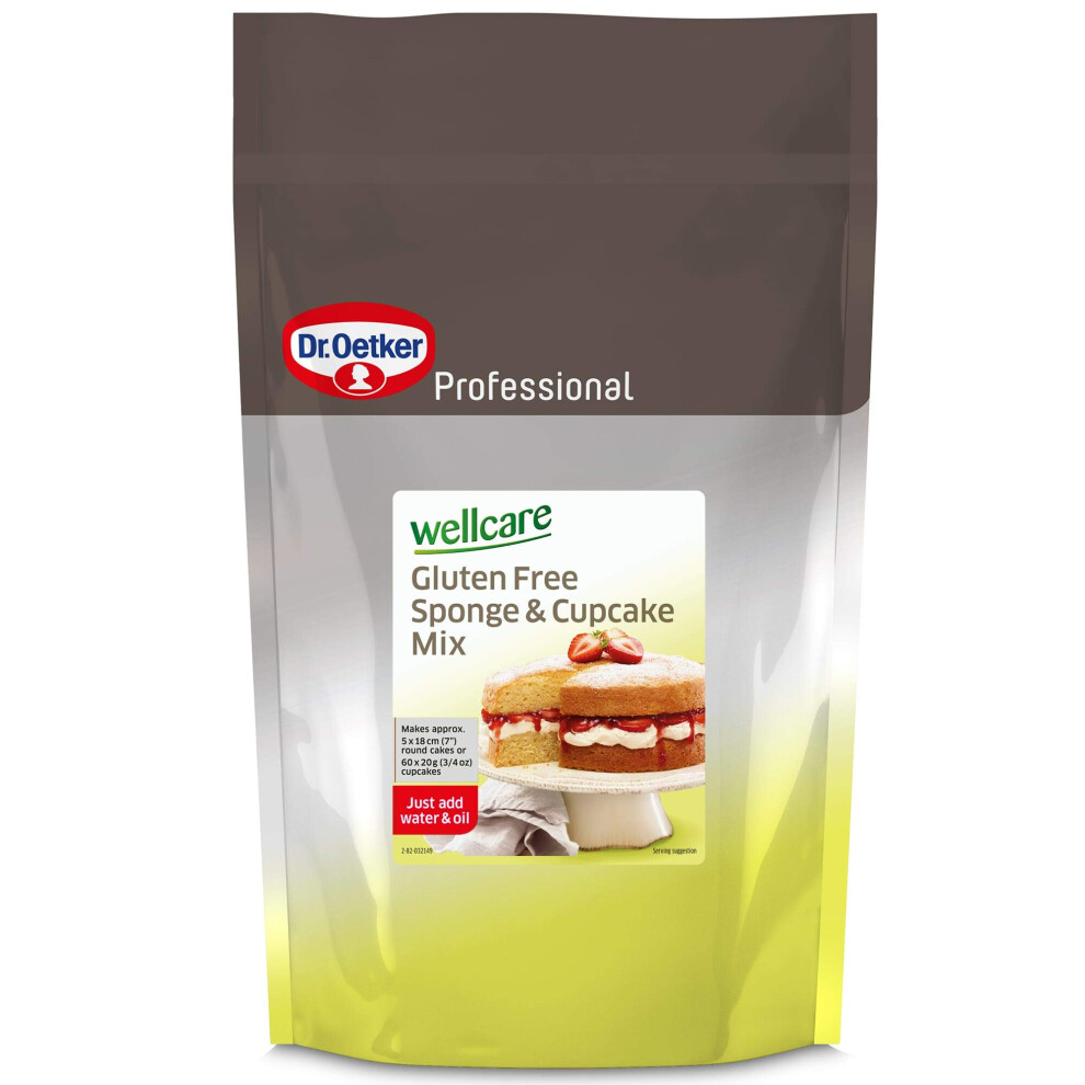 Dr. Oetker Dr Oetker Wellcare Gluten Free Sponge And Cupcake Mix - 4X1kg