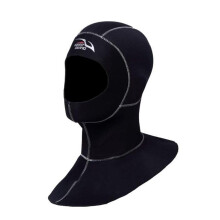 Diving Wetsuit Hood for Adults, Thermal Surfing Hat, White, Size M and XL, Durable Dive Gear