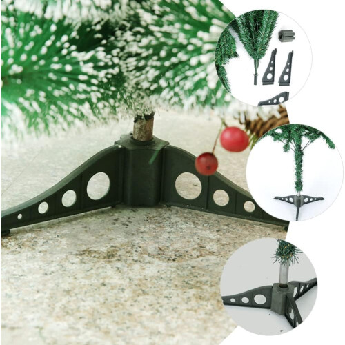 Christmas Tree Stand Plastic Base for Artificial Trees, Black Xmas Tree Holder, Sturdy Support Rack, Adjustable Size 1