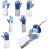 Fencing Gloves for Training and Competitive Use, Right-Handed Medium Size, Breathable Material, Durable Design 2