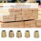 50Pcs M6 Zinc Alloy Inside Hex Socket Insert Nuts 2