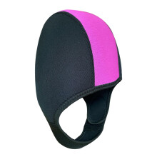 Neoprene Hood for Scuba Diving and Surfing - 2mm Adult Cap in Black and Red, Warmth and Comfort for Water Sports