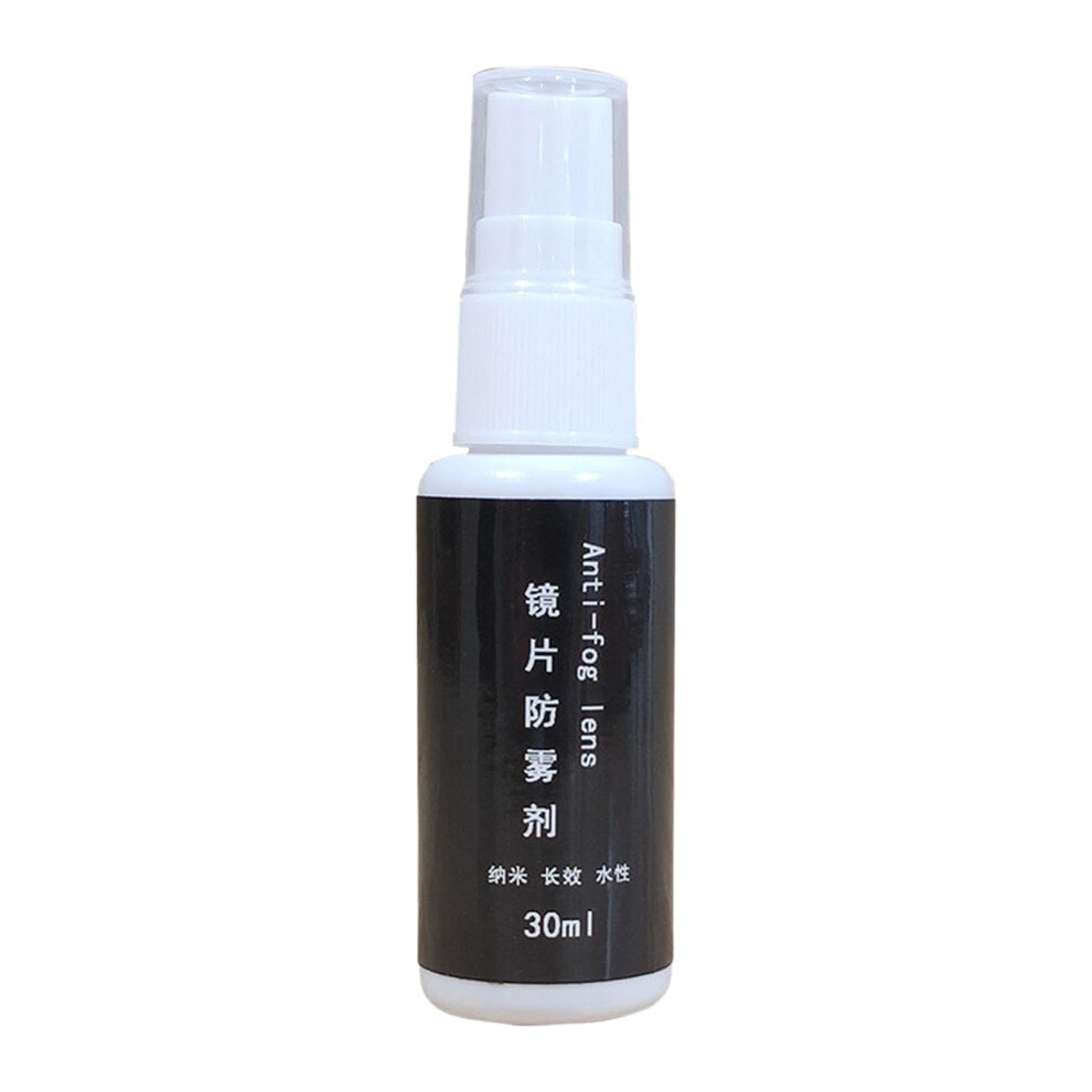 Anti Fog Spray 30ml Lens Cleaner for Motorcycle Visor, Ski Masks, and Eyewear - Easy to Use Defogger