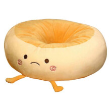 (D) Round Seat Cushion Cartoon Design Adorable Super Soft Wear Resistant Washable Decorative Throw Pillo