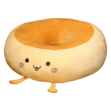 (B) Round Seat Cushion Cartoon Design Adorable Super Soft Wear Resistant Washable Decorative Throw Pillo