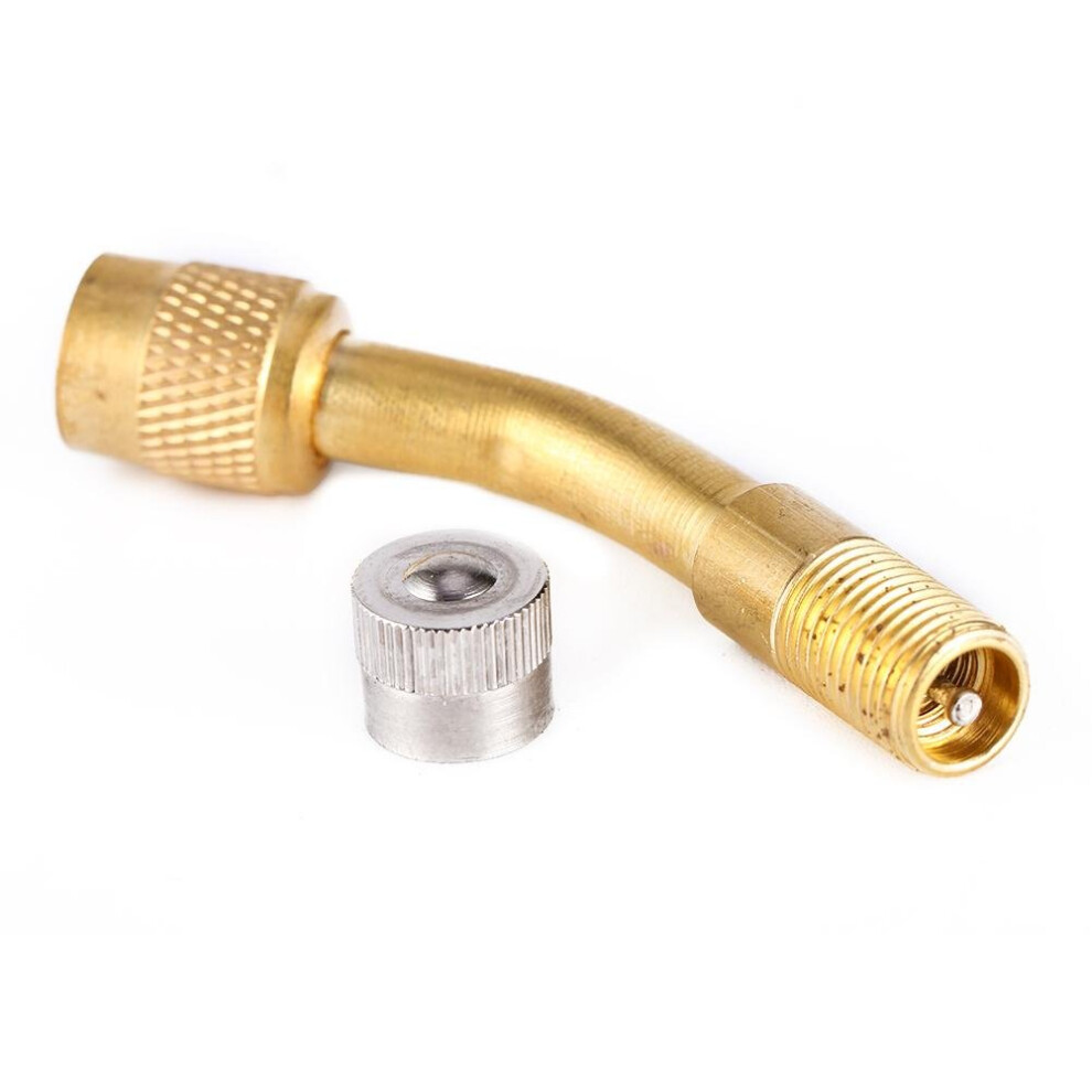 Air Tyre Valve Extension 135 Degree Adaptor For Car Motorcycle Scooter Tire Stem Extender Durable Rubber Compatible Valve Adapter 6447073400957