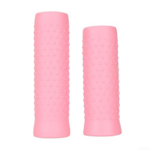 Anti Slip Silicone Handlebar Grips for Ninebot G30 MAX Model - Smooth Comfortable Pink Color Design