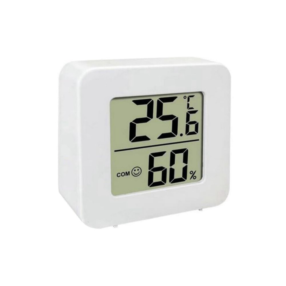 Mini Indoor Thermometer LCD Digital Temperature and Humidity Gauge, Accurate Room Hygrometer Sensor, Compact Design