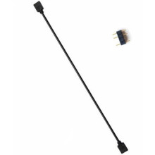 Computer Motherboard Extension Cable, 12V RGB 4-PIN / 5V ARGB 3-PIN Hub, 50CM Length, 1-4/1-5 Connector Compatibility