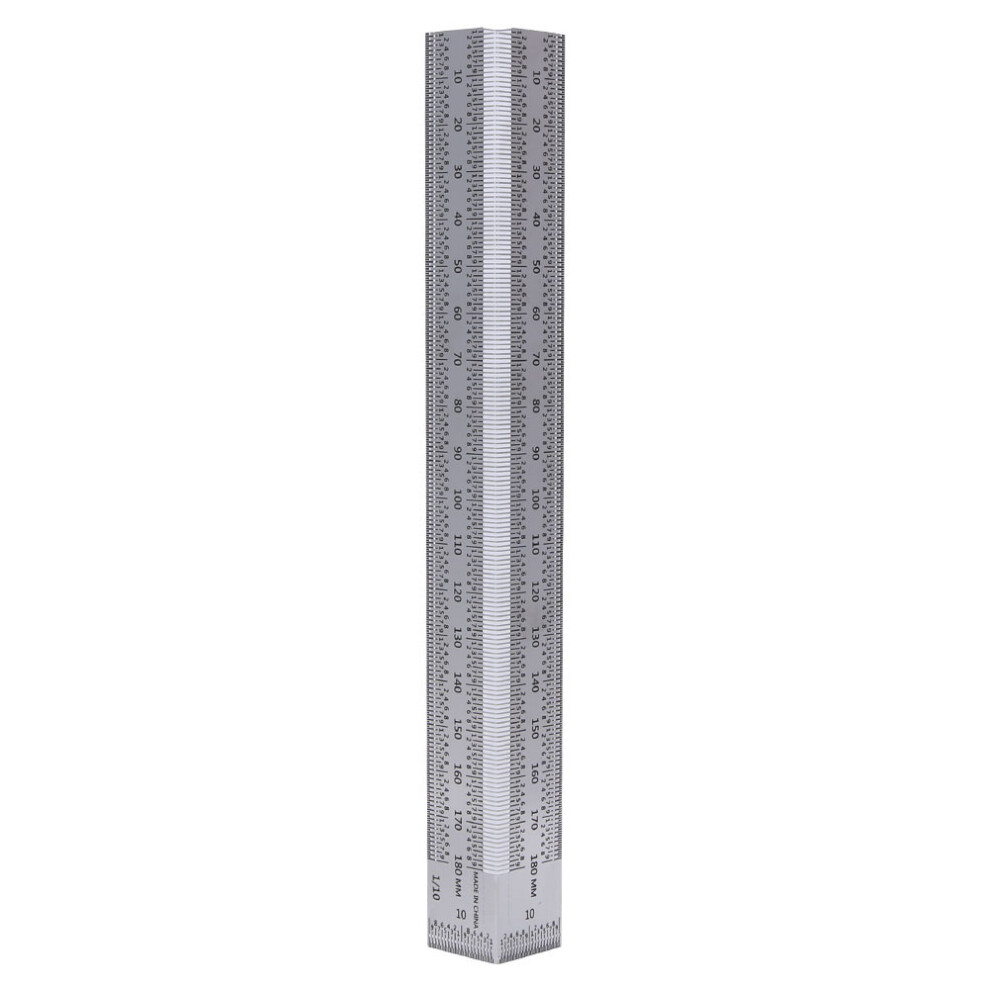 180mm Right Angle Scribing Ruler Stainless Steel