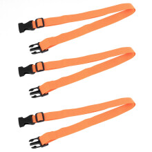 3 Stück Orange Rettungsring-Bandage mit Sicherheitsleine, Fixiergürtel für Schwimmen