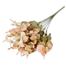 (Pink) Artificial Plant Not Withered Easy Care Long Lasting Non-fading Ornament Plastic Eucalyptus Branch F