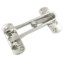 (Silver) Hasp Lock Groove Three-speed Positioning Simple Wear Resistance Thickened Door Fastens Lock for Resi