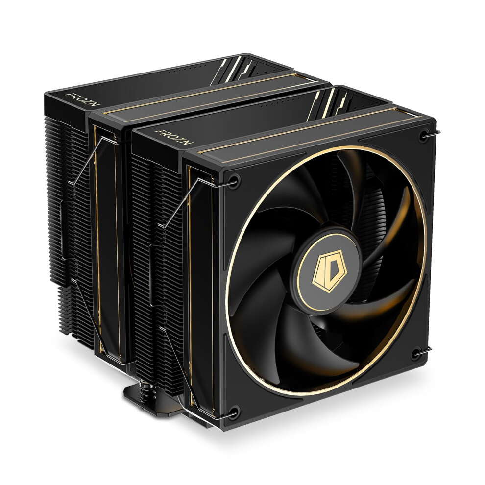 A620 Gdl Limited Edition Dual-Tower Cpu Cooler, 6 Heatpipes, Dual 120Mm Fdb Fans, Lga1851/1700/1200/115X, Amd Am5/Am4 Support Black 6447073403545