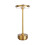 (Gold) Rechargeable Cordless Desk Lamp with Stable Base Soft Glow Dimmable Touch Control Waterproof Modern 1