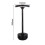 (Silver) Rechargeable Cordless Desk Lamp with Stable Base Soft Glow Dimmable Touch Control Waterproof Modern 5