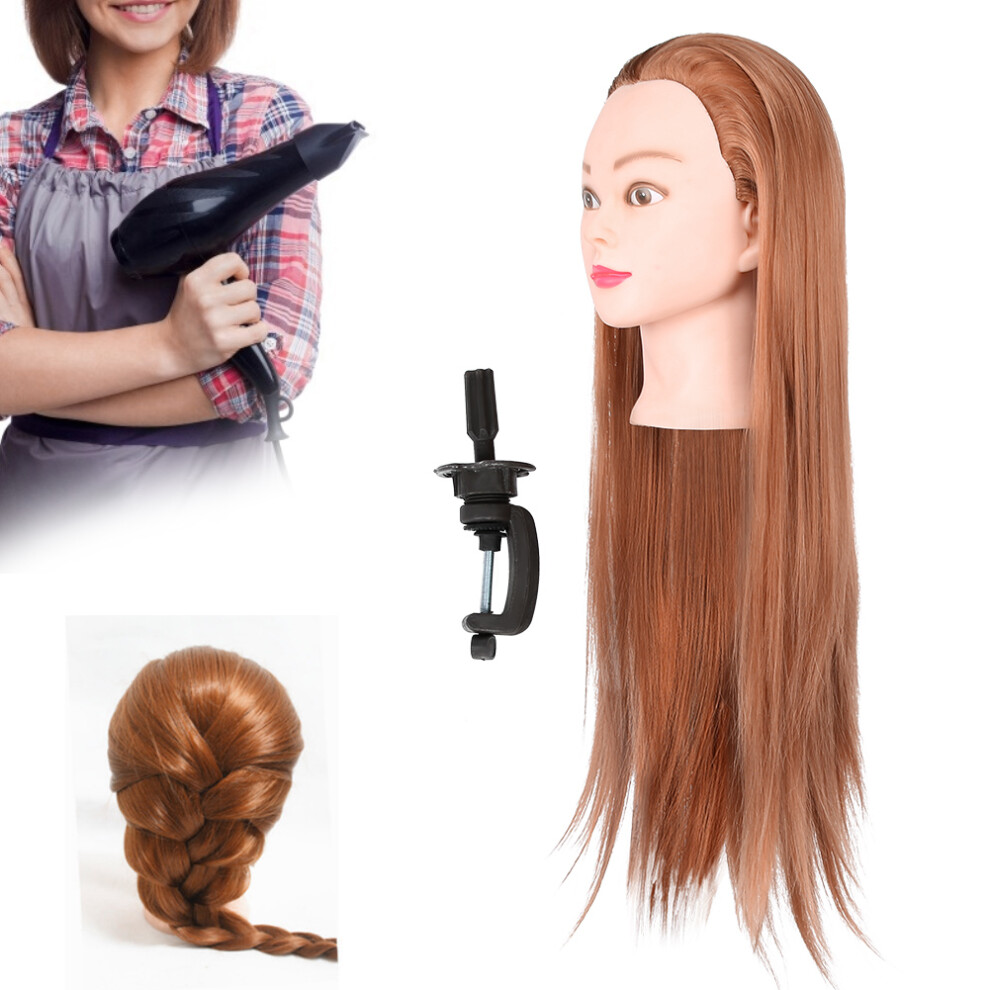 Unisex Mannequin Head Hair Styling Practice Model 70Cm Braiding Salon Training Tool